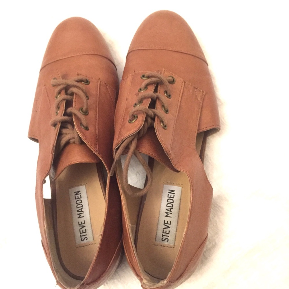 Steve Madden Women’s Brian Flat Shoes Size 8B Tan - Picture 3 of 8
